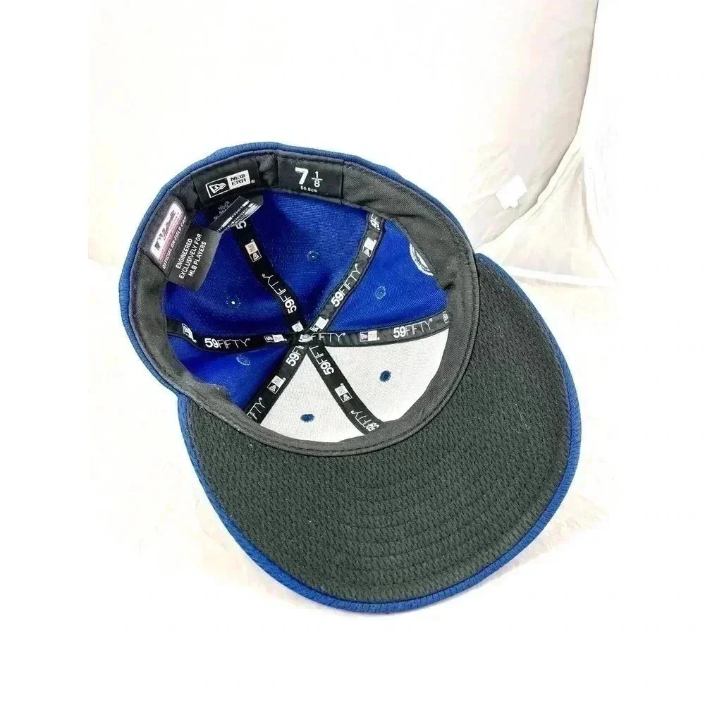 Chicago Cubs Size 7 1/8 New Era 59FIFTY 2020 Spring Training AZ Blue Hat Cap MLB - Picture 4 of 13